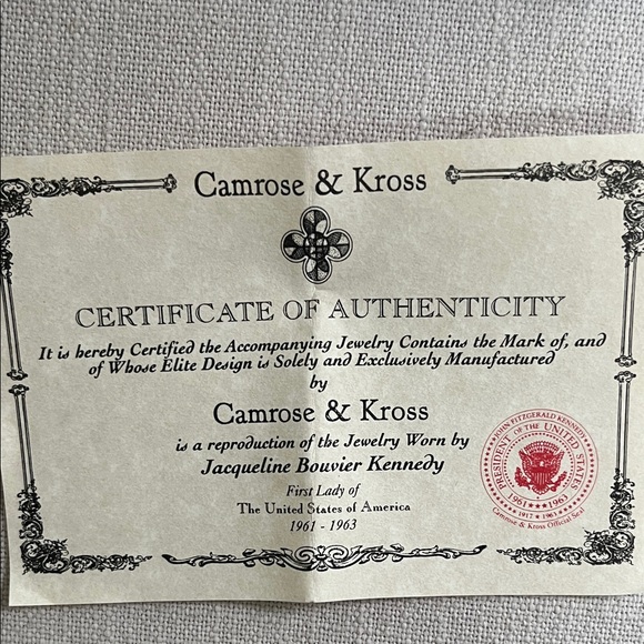 Camrose &Kross JBK Gold Greek Coin of Greece Brooch - Picture 5 of 7